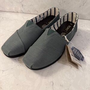 Toms Men's Alpargata Size 10 Bonsai Green Heritage Canvas NEW